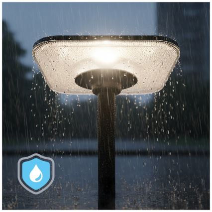 LED Solar Street Light with Sensor SOLSUMI LED/25W/3,2V 3000/4000/6500K IP54 24000 mAh + remote control