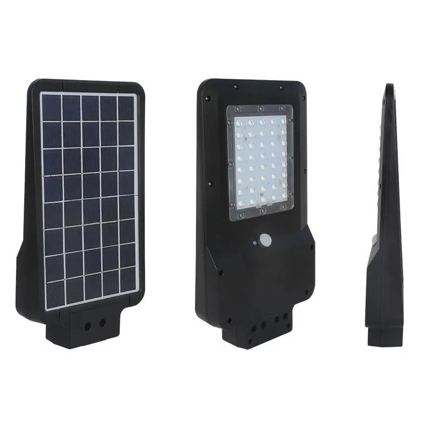 LED Solar Street Light with Sensor, 15W, 7.4V, 6000K, IP65, 5400 mAh