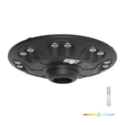 LED solar street lamp with sensor LUVIA LED/15W/3,2V 4000K IP54 5400 mAh + remote control