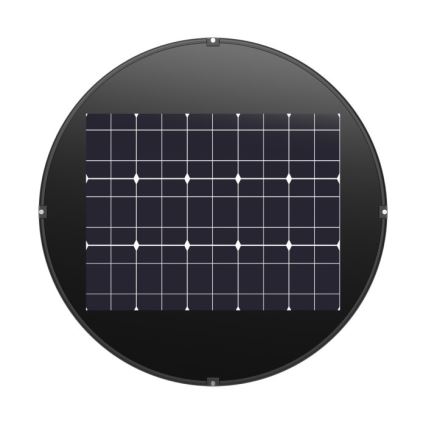 LUVIA Solar LED Street Light with Sensor, LED/15W/3.2V, 6500K, IP54, 5400 mAh + Remote Control