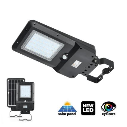 LED Solar Street Light with Sensor STREET LED/15W/7,4V 4000K IP65 5400 mAh