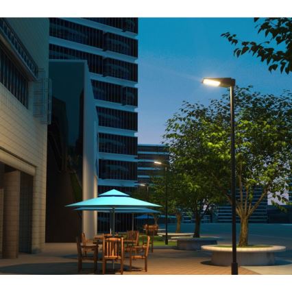 LED Dimmable Solar Street Light with Sensor STREET LED/30W/9,6V 3000/4000K 6000 mAh IP65 + Remote Control