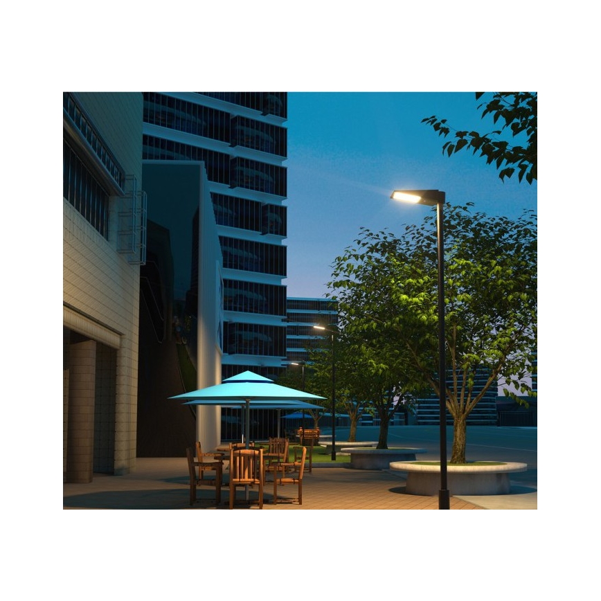 LED Dimmable Solar Street Light with Sensor STREET LED/30W/9,6V 3000/4000K 6000 mAh IP65 + Remote Control