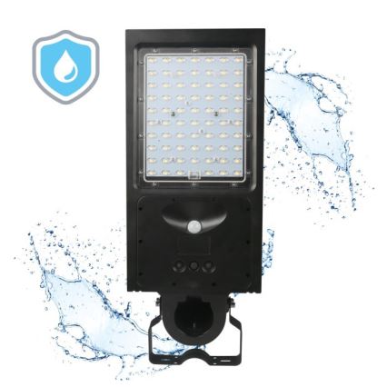 LED Dimmable Solar Street Light with Sensor STREET LED/30W/9,6V 3000/4000K 6000 mAh IP65 + Remote Control