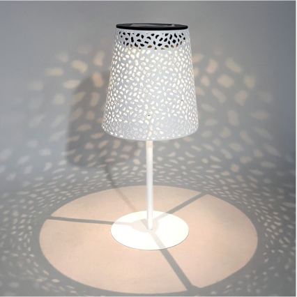 LED Solar Table Lamp LUVETRA LED/1xAA 4000K IP44 200 mAh White