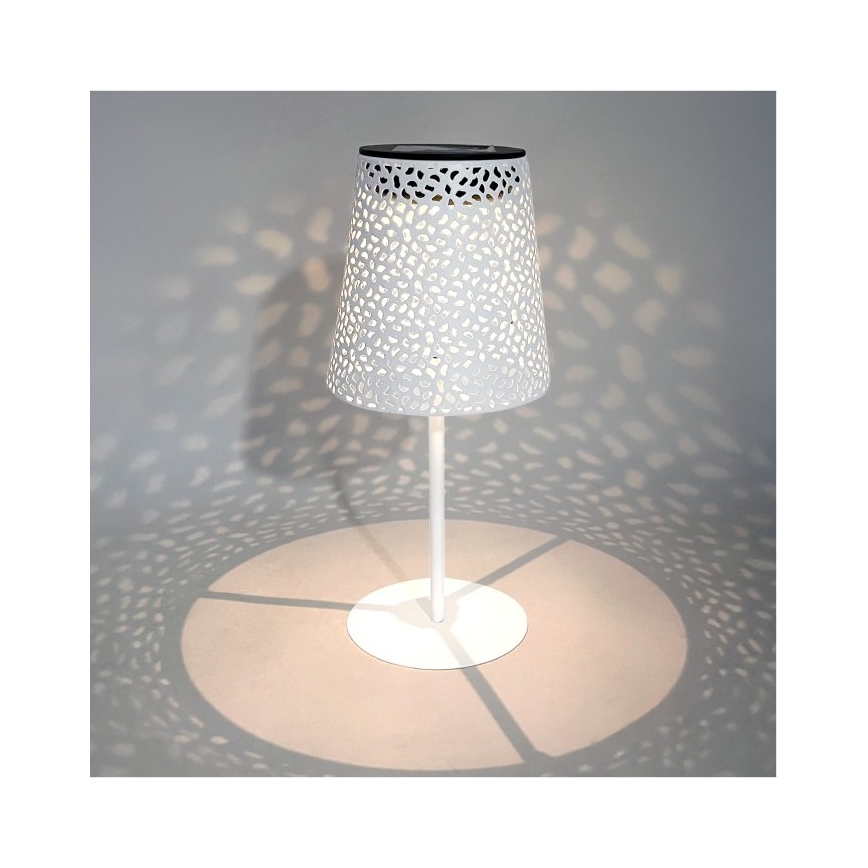 LED Solar Table Lamp LUVETRA LED/1xAA 4000K IP44 200 mAh White