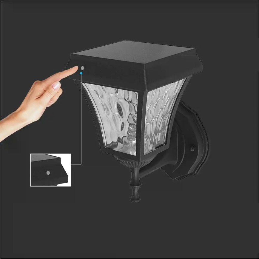 LED Solar wall lamp 3in1 LED/2W/5,5V 3000K/6000K IP65 2200 mAh