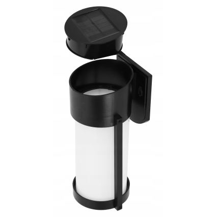 LED Solar Wall Lamp LED/3.7V 300 mAh IP44 Black