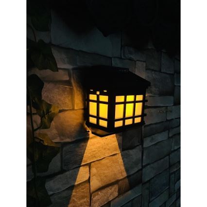 LED Solar wall lamp with a dusk sensor LED/2V 70 mAh IP44
