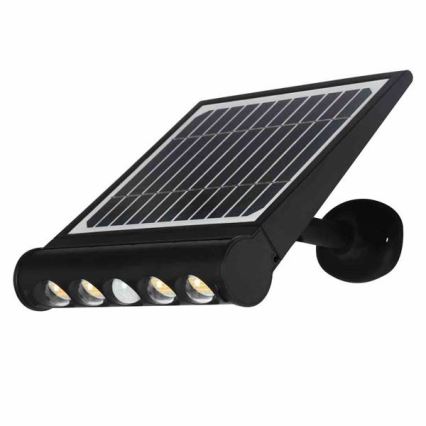 LED Solar wall lamp with a sensor LED/8W/3,7V 4000 mAh 4000K IP65