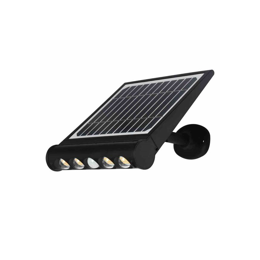 LED Solar wall lamp with a sensor LED/8W/3,7V 4000 mAh 4000K IP65