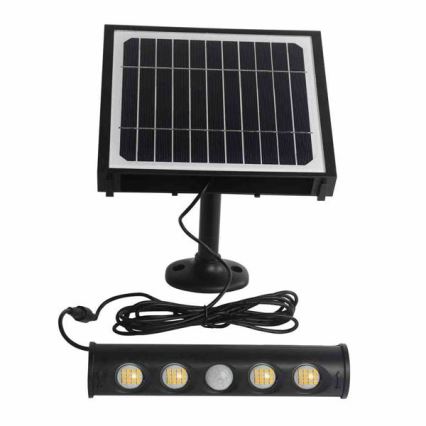 LED Solar wall lamp with a sensor LED/8W/3,7V 4000 mAh 4000K IP65