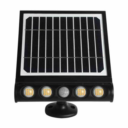 LED Solar wall lamp with a sensor LED/8W/3,7V 4000 mAh 4000K IP65
