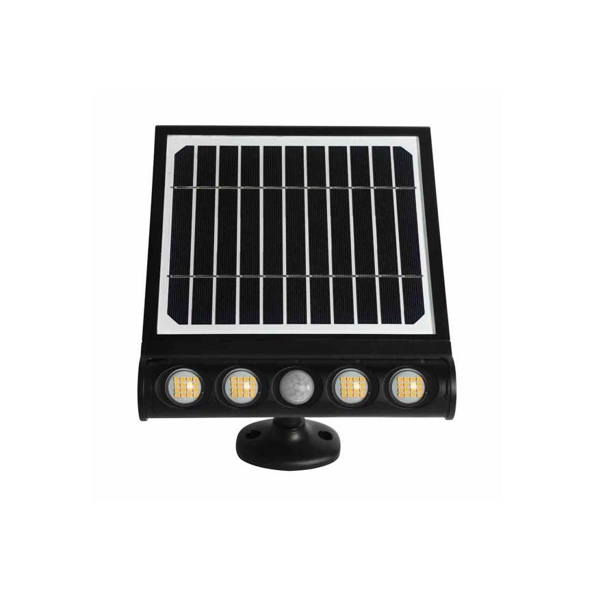 LED Solar wall lamp with a sensor LED/8W/3,7V 4000 mAh 4000K IP65