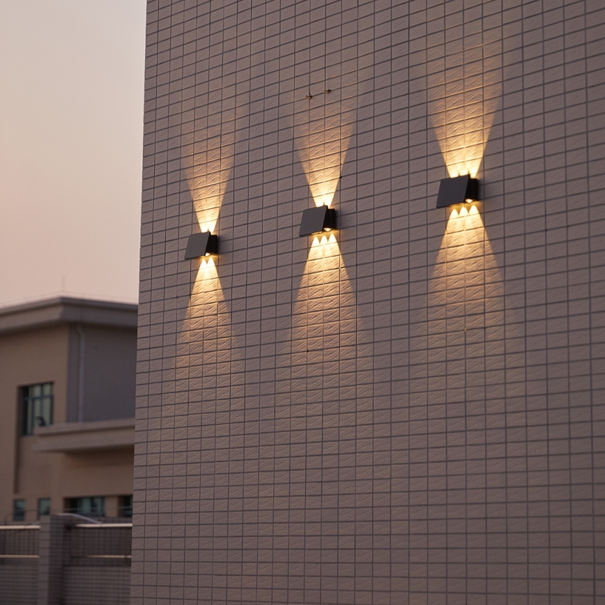 LED Solar wall light ALF LED/4W/3,2V 3000K IP54 black