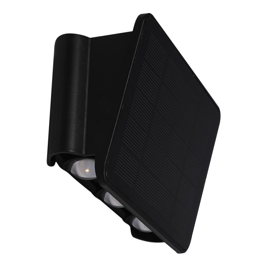 LED Solar wall light ALF LED/4W/3,2V 6000K IP54 black
