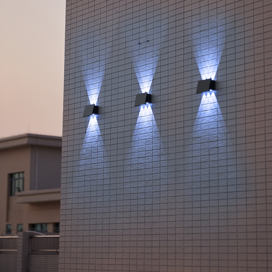 LED Solar wall light ALF LED/4W/3,2V 6000K IP54 black
