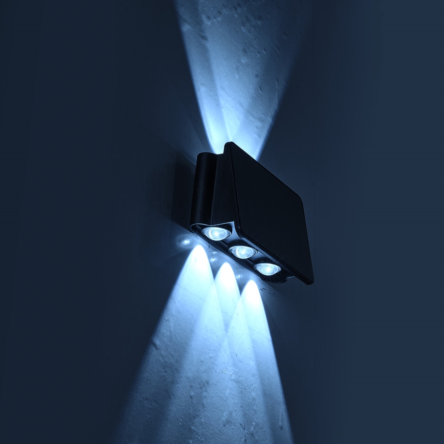 LED Solar wall light ALF LED/4W/3,2V 6000K IP54 black