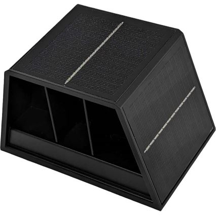 LED Solar wall light CUBUS 2xLED/1,5W/3,7V 1500 mAh IP54