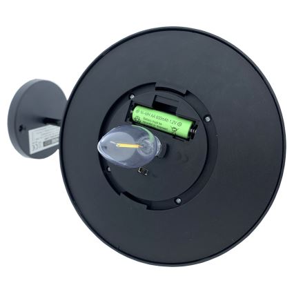 LED Solar wall light LED/0,5W/1,2V IP44 black