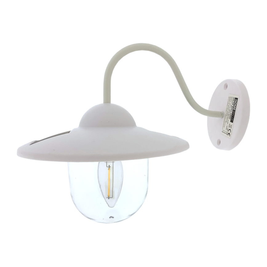 LED Solar wall light LED/0,5W/1,2V IP44 white