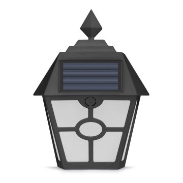 LED Solar wall light LED/1,2V 600mAh IP44 black