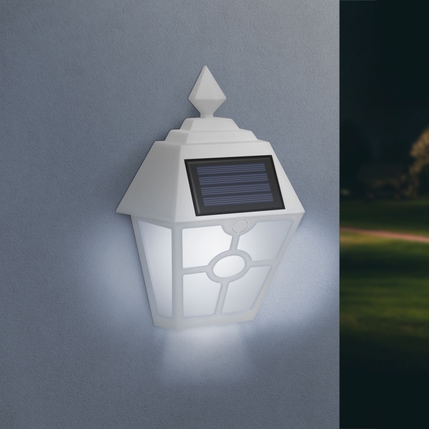 LED Solar wall light LED/1,2V 600mAh IP44 white