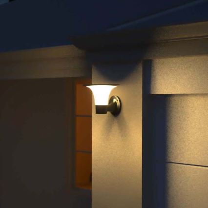 LED Solar wall light with sensor LED/15W/3,2V 4000K/6000K IP65