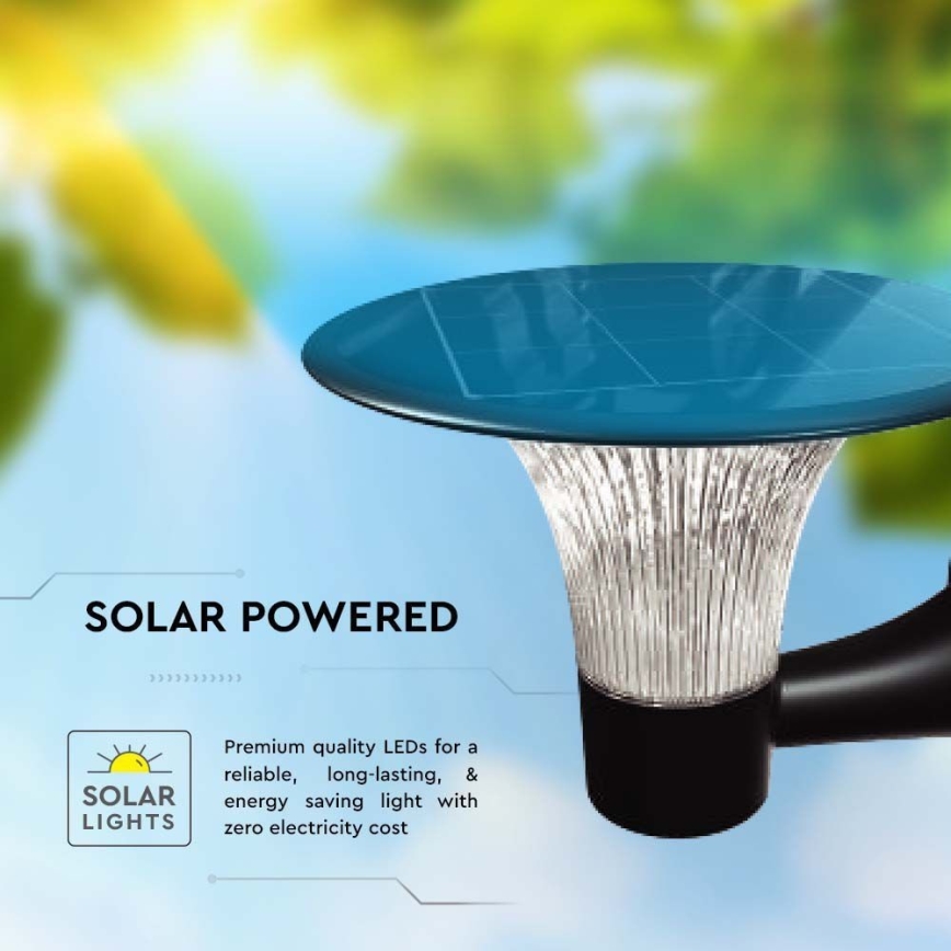 LED Solar wall light with sensor LED/15W/3,2V 4000K/6000K IP65