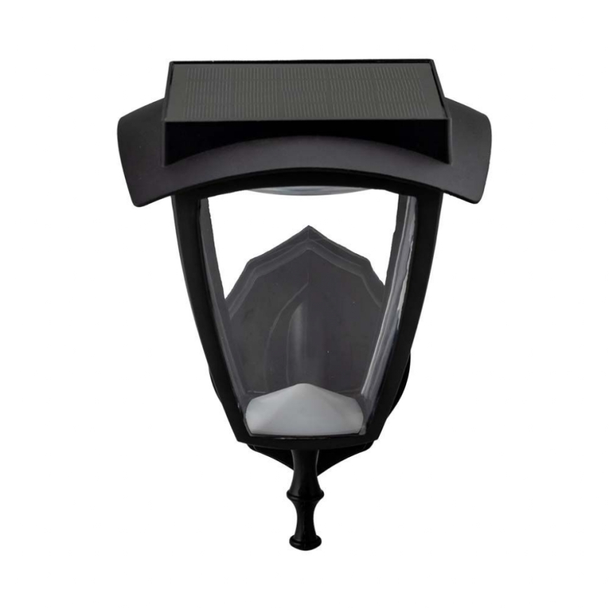 LED Solar Wall Light LED/2W/3,7V 3000/6000K IP65 2200 mAh Black