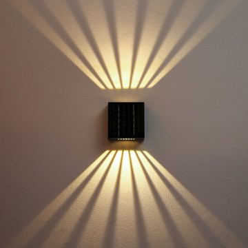 LED Solar wall light LED/2W/3,7V 4000K IP44