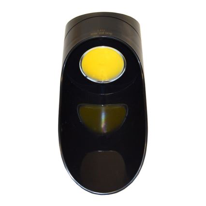 LED Solar wall light PALESA LED/1W/3,7V IP65 1800 mAh black