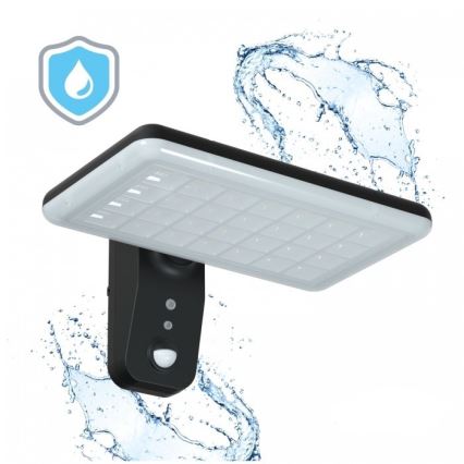 LED Solar Wall Light with Sensor PHOENIX LED/15W/3,2V 3000/4000K IP65 6000 mAh