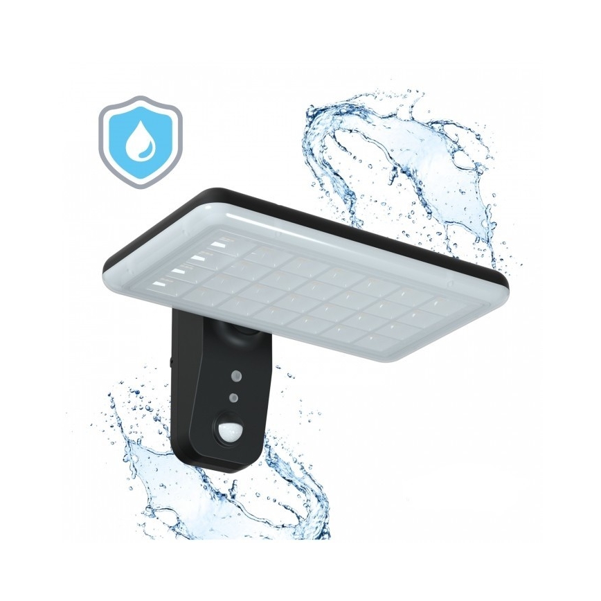 LED Solar Wall Light with Sensor PHOENIX LED/15W/3,2V 3000/4000K IP65 6000 mAh