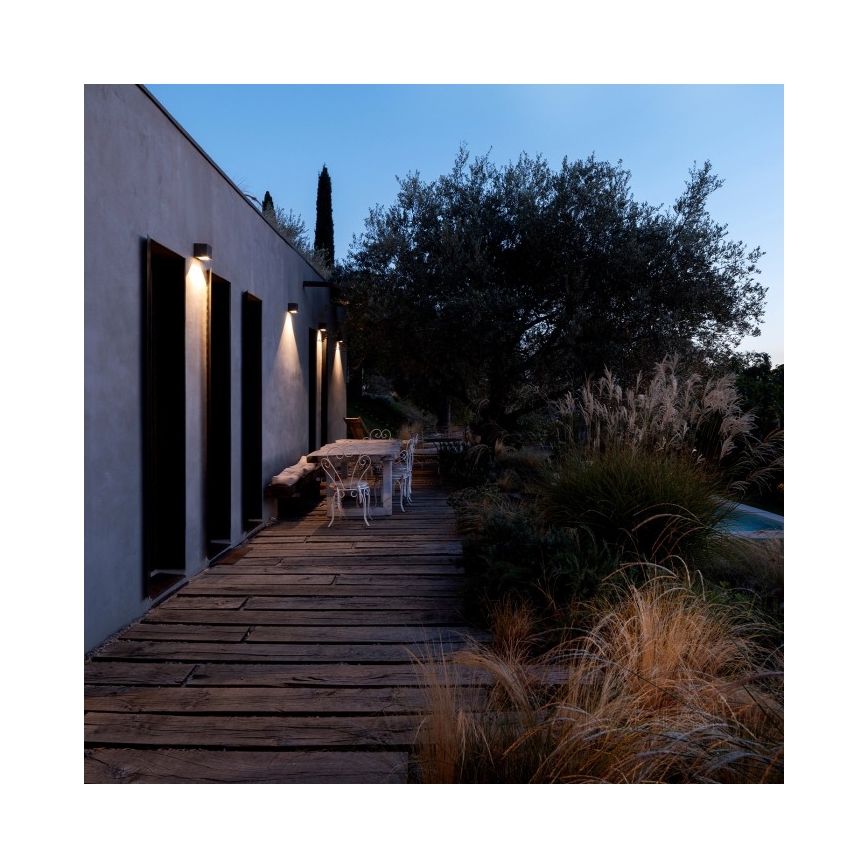 LED Solar Wall Light QUERK LED/1.2V 3000/4000K IP54 800 mAh