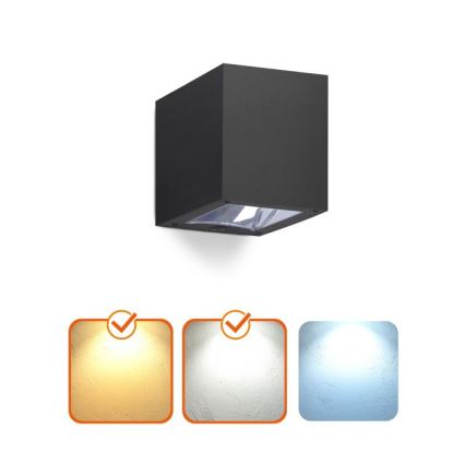 LED Solar Wall Light QUERK LED/1.2V 3000/4000K IP54 800 mAh