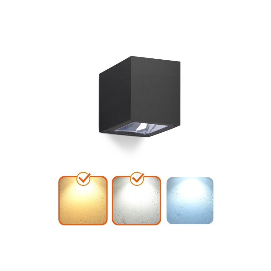 LED Solar Wall Light QUERK LED/1.2V 3000/4000K IP54 800 mAh