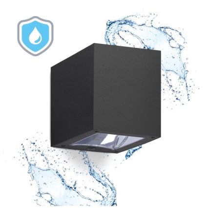 LED Solar Wall Light QUERK LED/1.2V 3000/4000K IP54 800 mAh