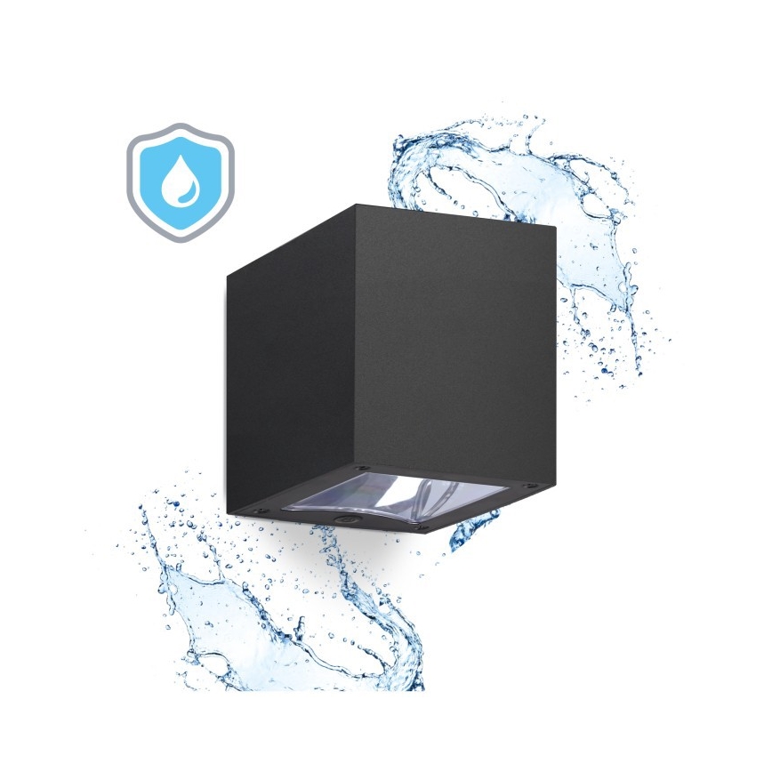 LED Solar Wall Light QUERK LED/1.2V 3000/4000K IP54 800 mAh