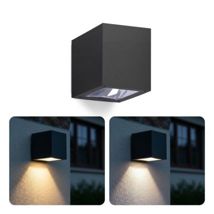LED Solar Wall Light QUERK LED/1.2V 3000/4000K IP54 800 mAh