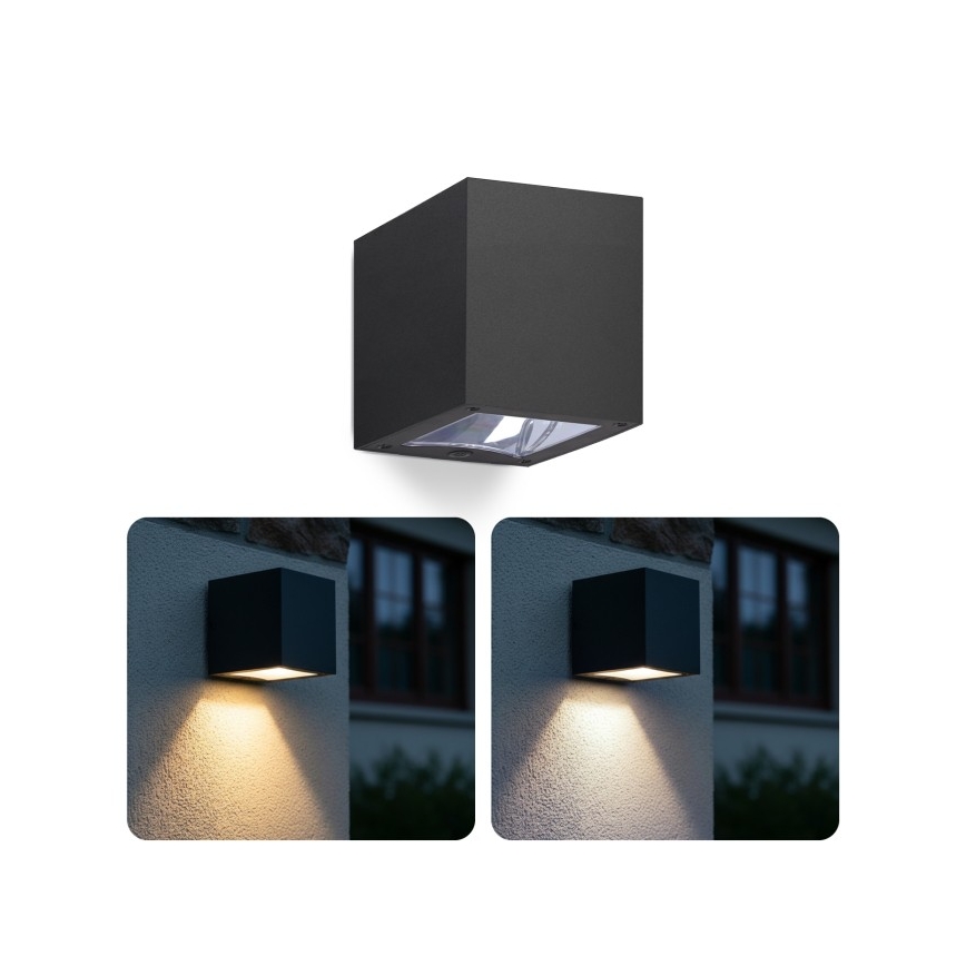 LED Solar Wall Light QUERK LED/1.2V 3000/4000K IP54 800 mAh