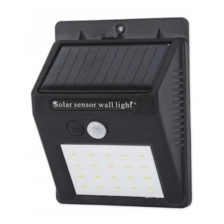 LED Solar wall light with a sensor LED/0,55W/3,7V IP65