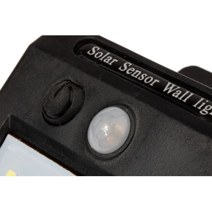 LED Solar wall light with a sensor LED/0,55W/3,7V IP65