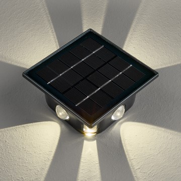 LED Solar wall light with a sensor LED/2W/5V IP54