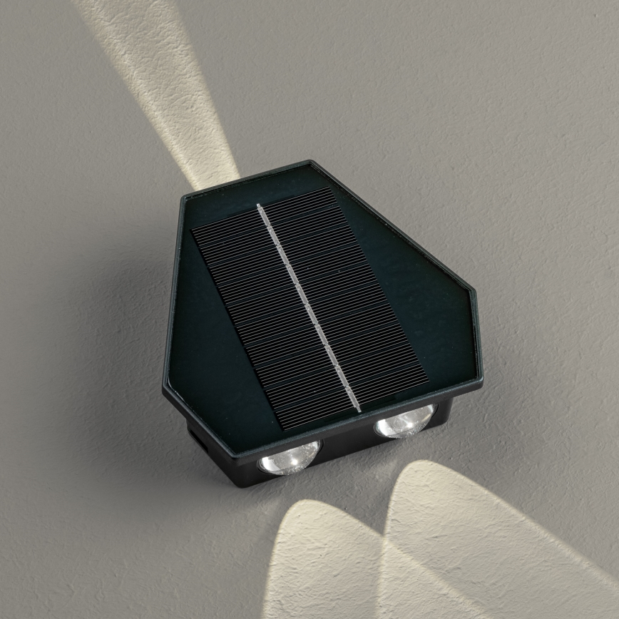 LED Solar wall light with a sensor LED/2W/5V IP54