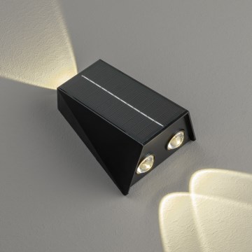LED Solar wall light with a sensor LED/2W/5V IP54