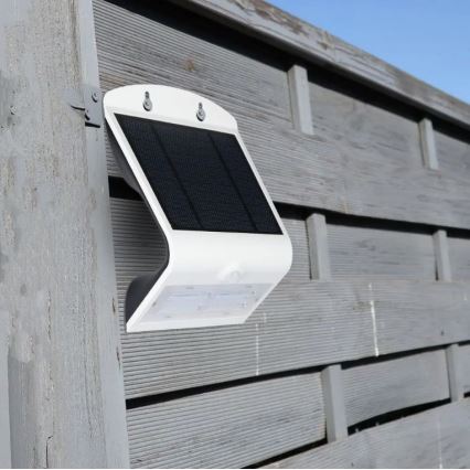 LED Solar wall light with a sensor LED/3W/3,7V 3000/4000K IP65 white