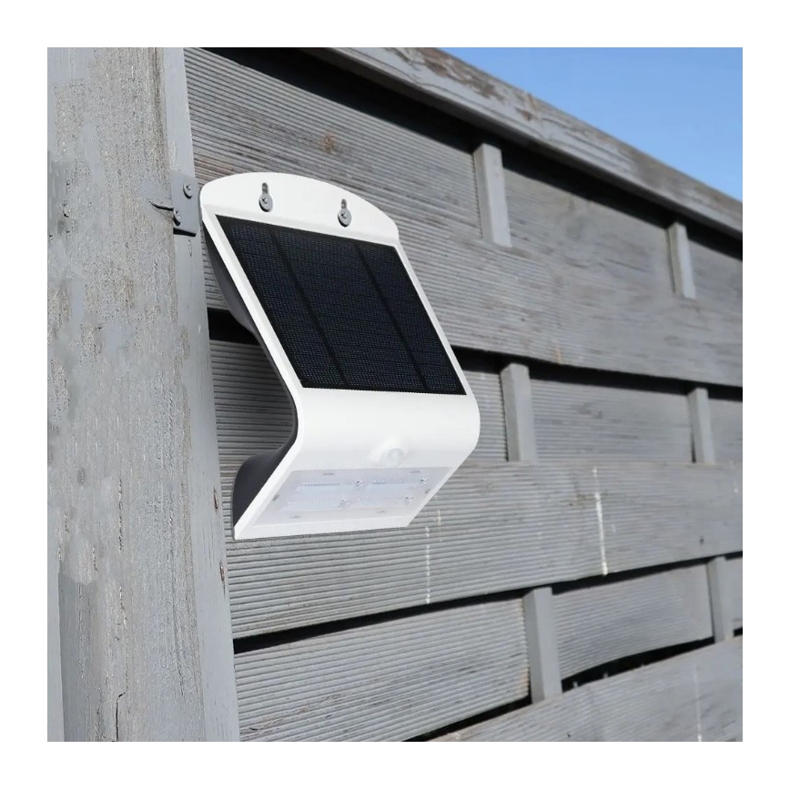 LED Solar wall light with a sensor LED/3W/3,7V 3000/4000K IP65 white