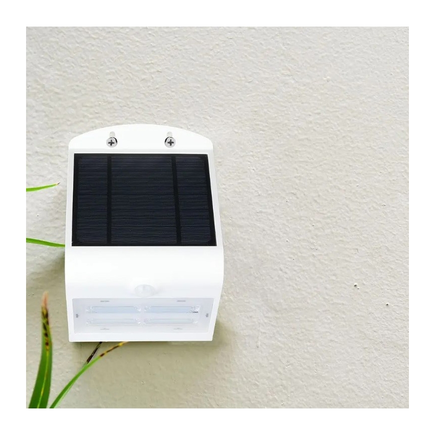 LED Solar wall light with a sensor LED/3W/3,7V 3000/4000K IP65 white