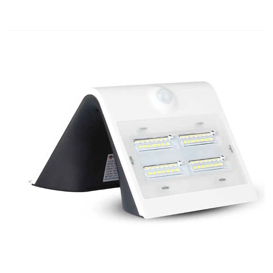 LED Solar wall light with a sensor LED/3W/3,7V 3000/4000K IP65 white